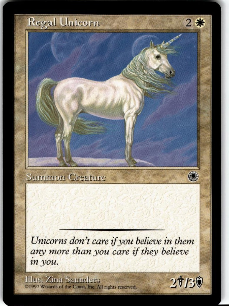 MTG Portal Regal Unicorn