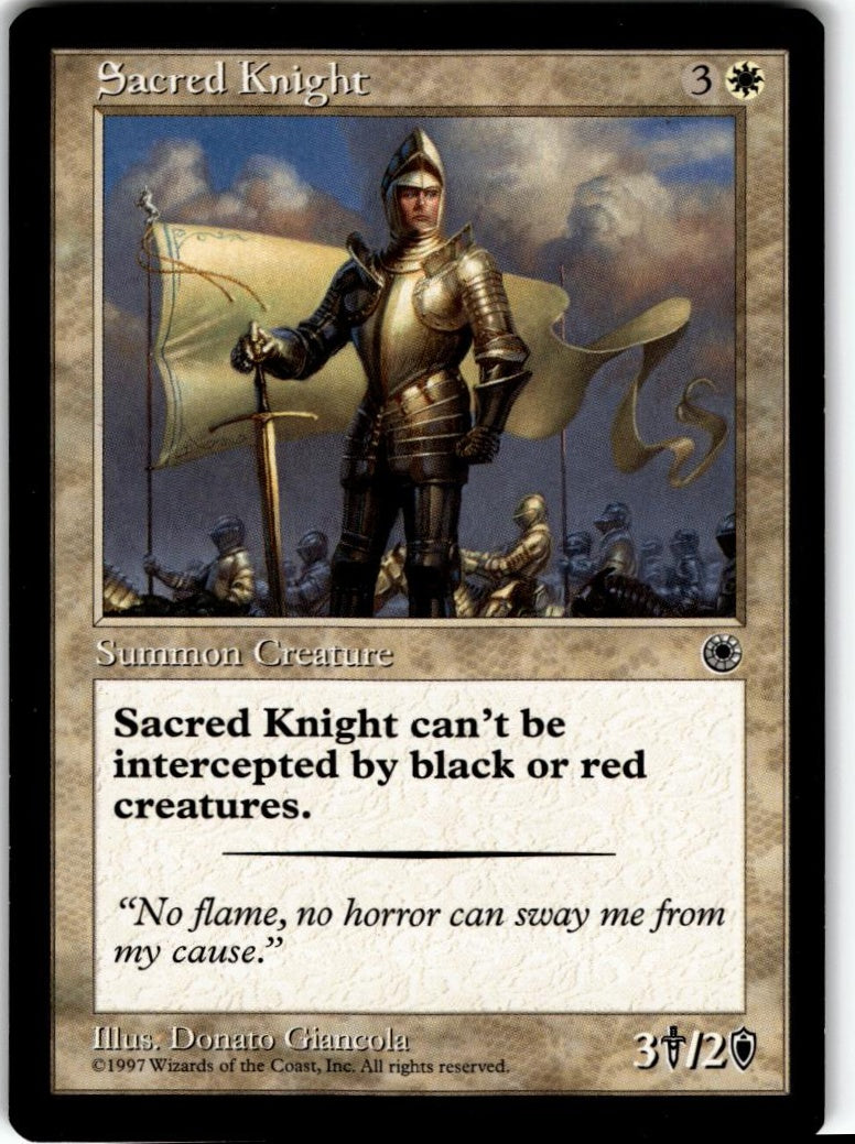 MTG Portal Sacred Knight
