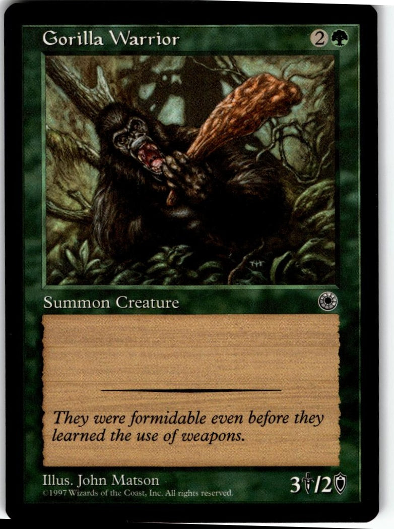 MTG Portal Gorilla Warrior