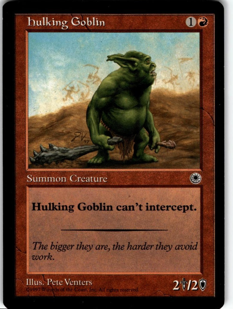 MTG Portal Hulking Goblin