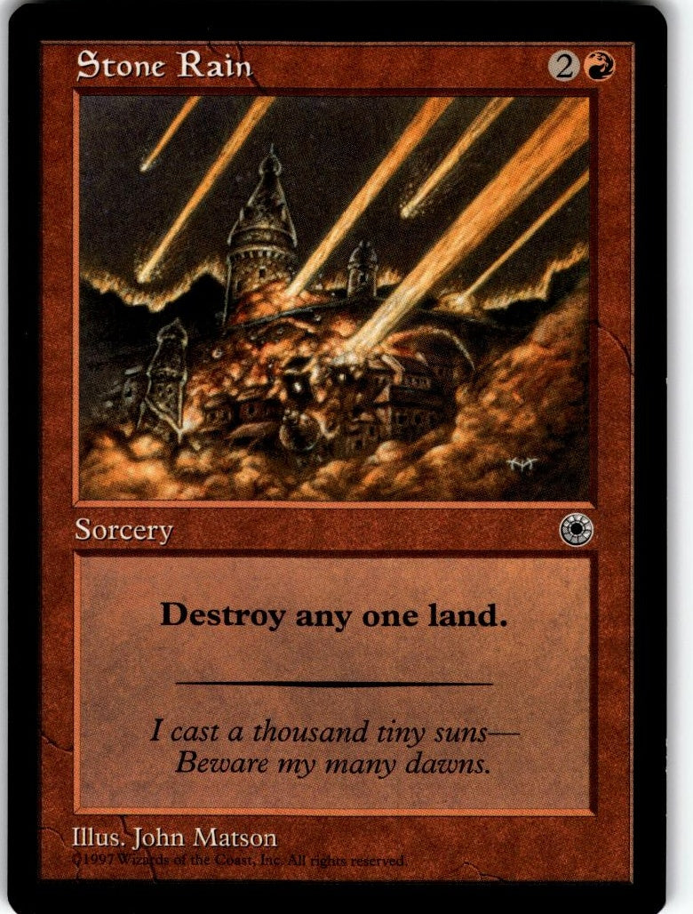 MTG Portal Stone Rain