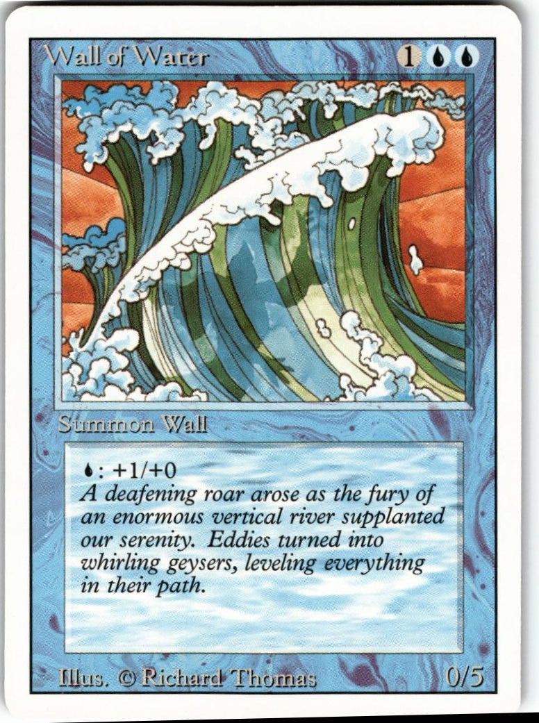 Revised Edition Wall of Water
