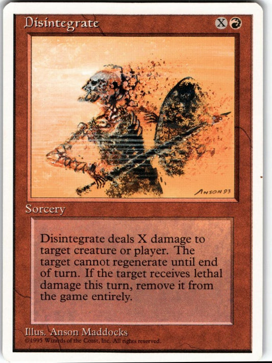 Fourth Edition #203 Disintegrate