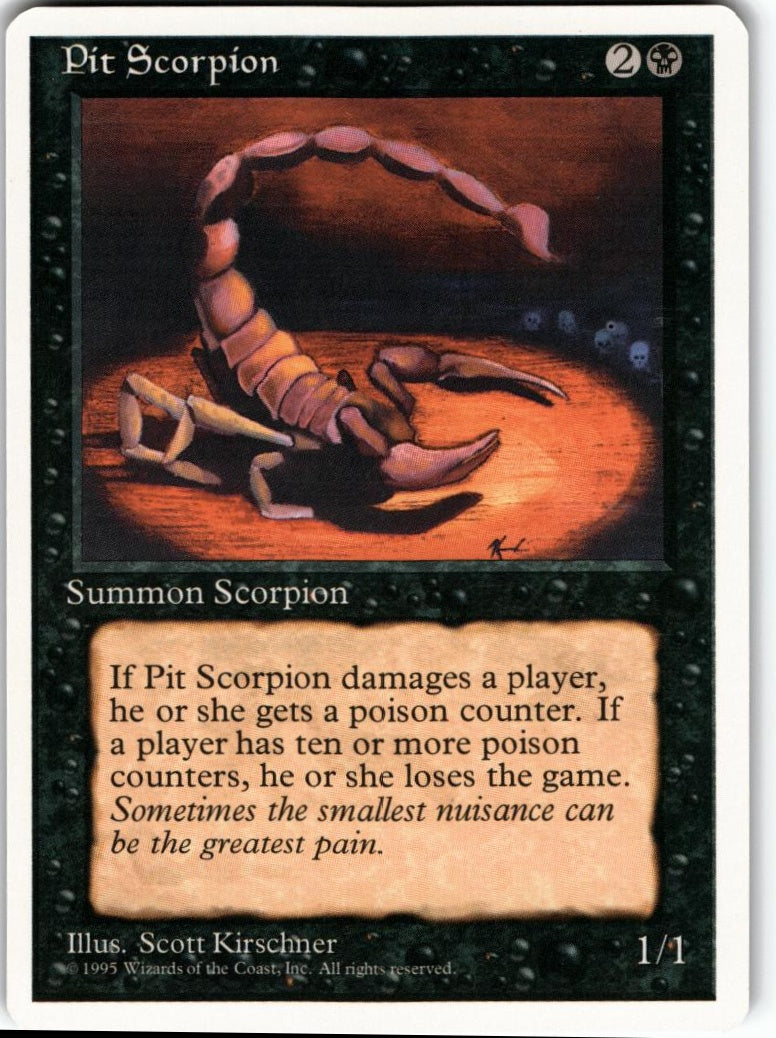 Fourth Edition Pit Scorpion