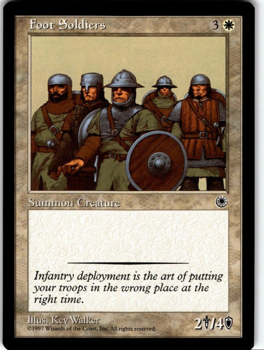 MTG Portal Foot Soldiers