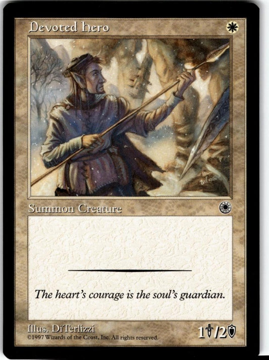 MTG Portal Devoted Hero