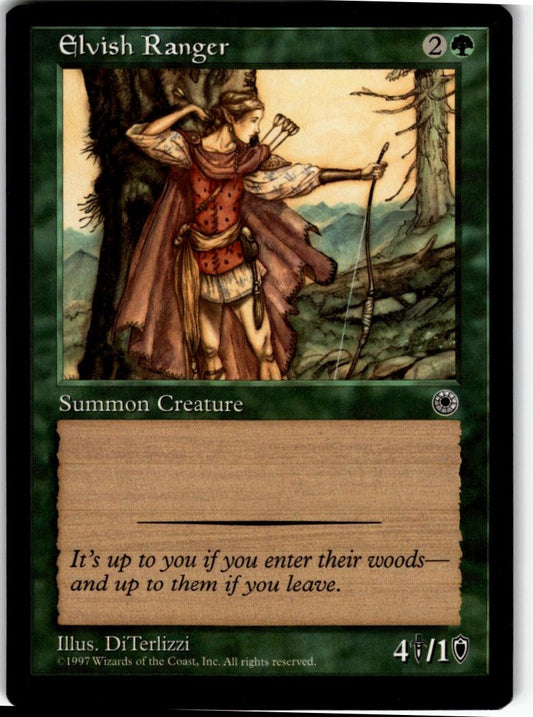 MTG Portal Elvish Ranger