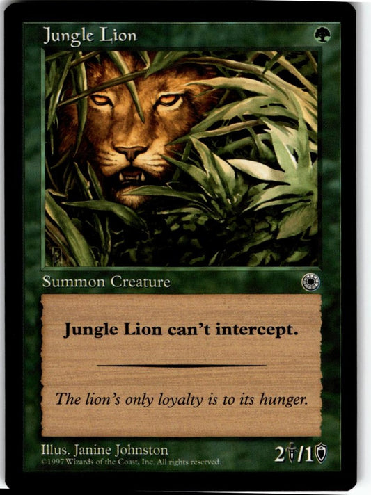 MTG Portal Jungle Lion