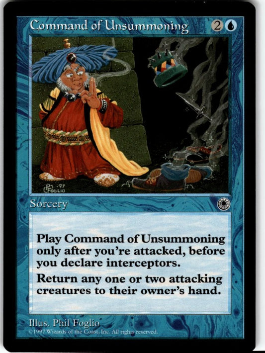 MTG Portal Command of Unsummoning