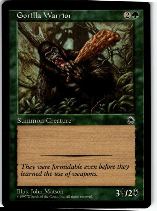 MTG Portal Gorilla Warrior