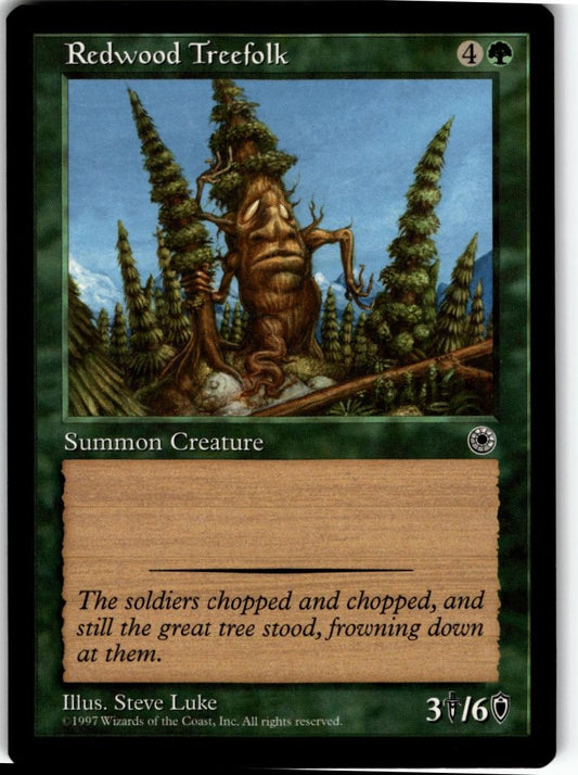 MTG Portal Redwood Treefolk