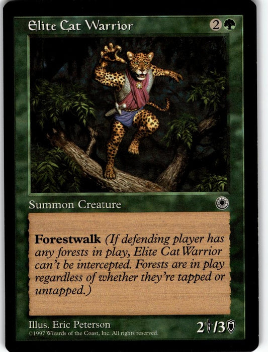 MTG Portal Elite Cat Warrior