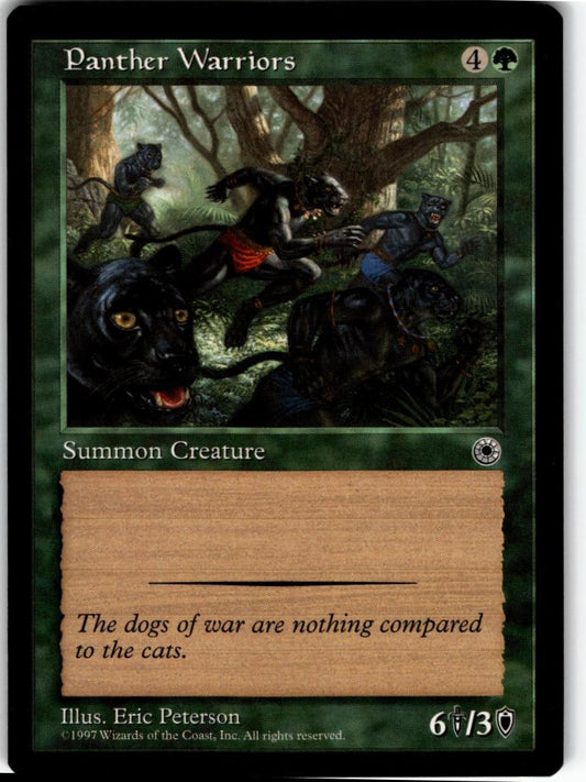 MTG Portal Panther Warriors