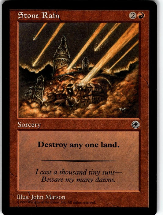 MTG Portal Stone Rain