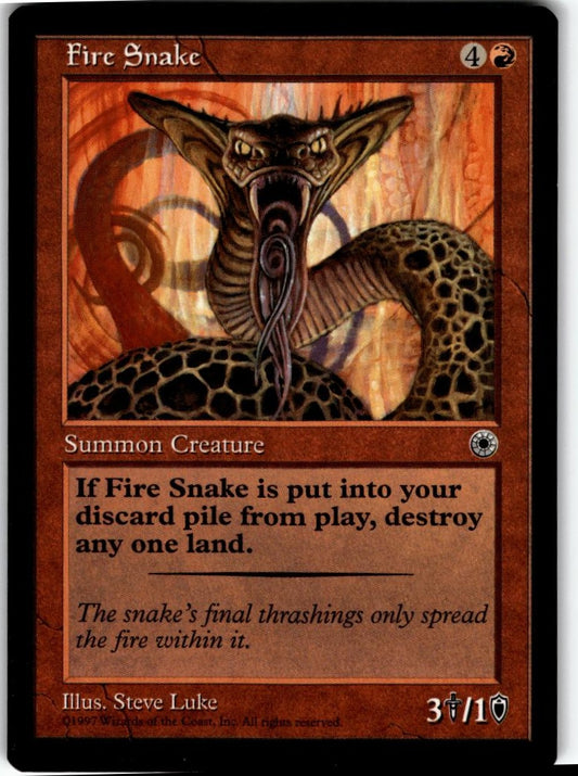MTG Portal Fire Snake