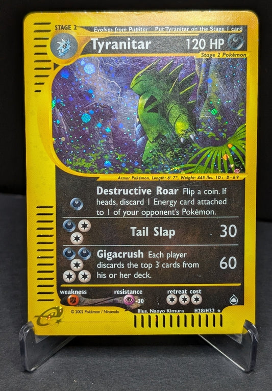 Tyranitar - Pokemon Aquapolis E-Series - Holo Rare Vintage Card