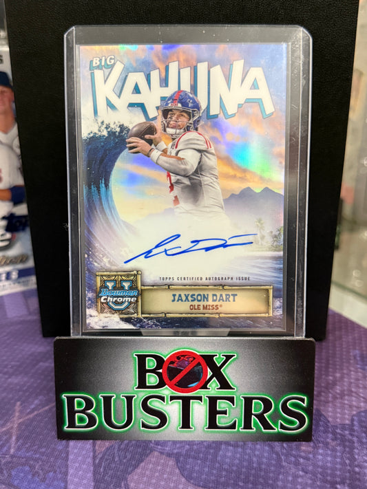 Jaxson Dart - 2024 Bowman U Chrome - Big Kahuna Autograph