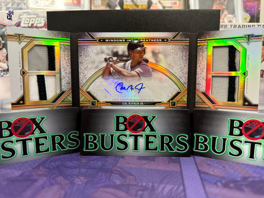 Cal Ripken Jr. - 2024 Topps Triple Threads - Windows Into Greatness Autograph Relic Book - 1/5