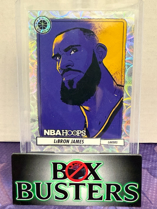 Lebron James - 2024 Panini NBA Hoops Premium Stock - Presentations Scope Variant