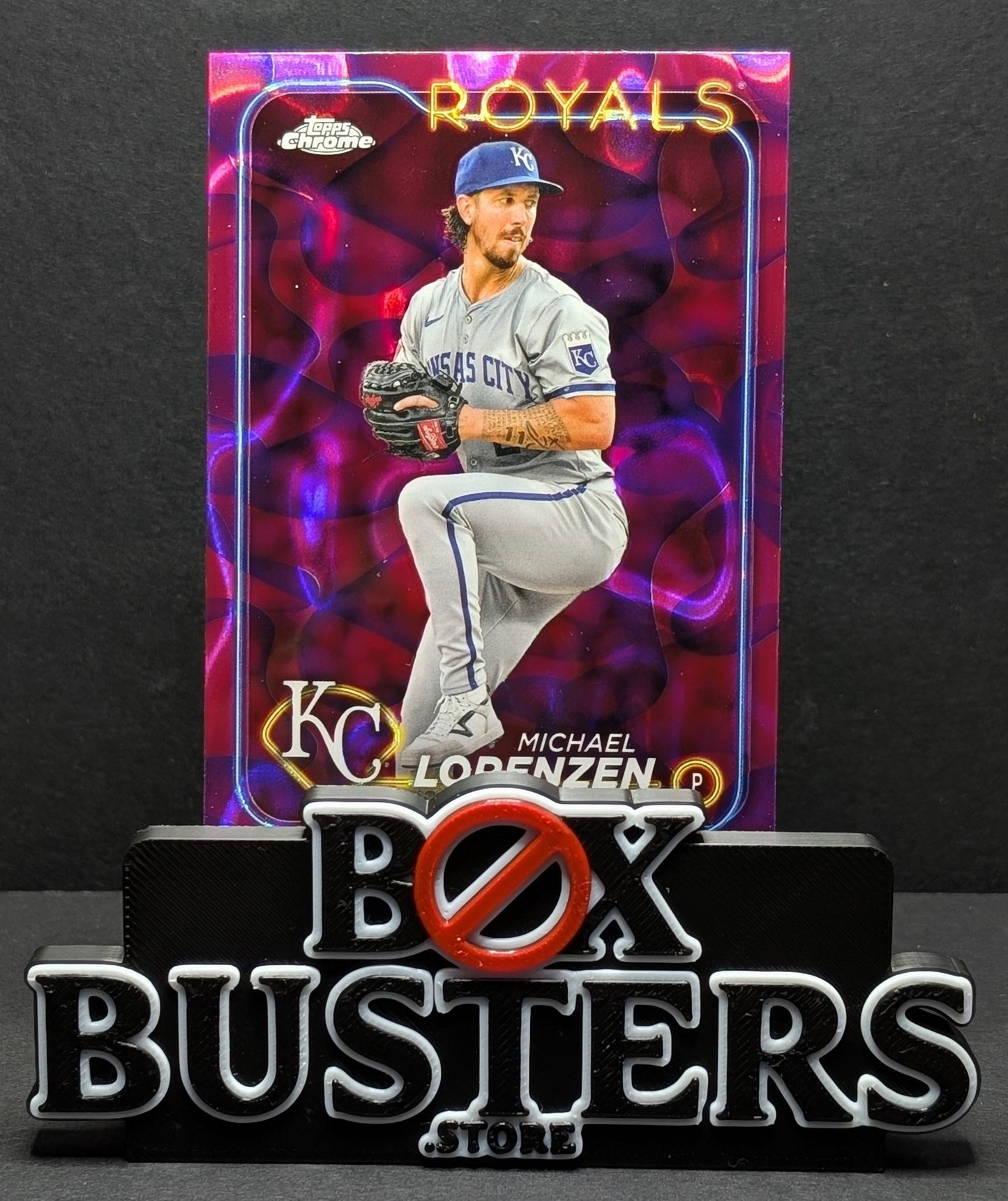 Michael Lorenzen Pink/Purple Lava Lamp /299 #AUSC11 - 2024 Topps Chrome Update Series