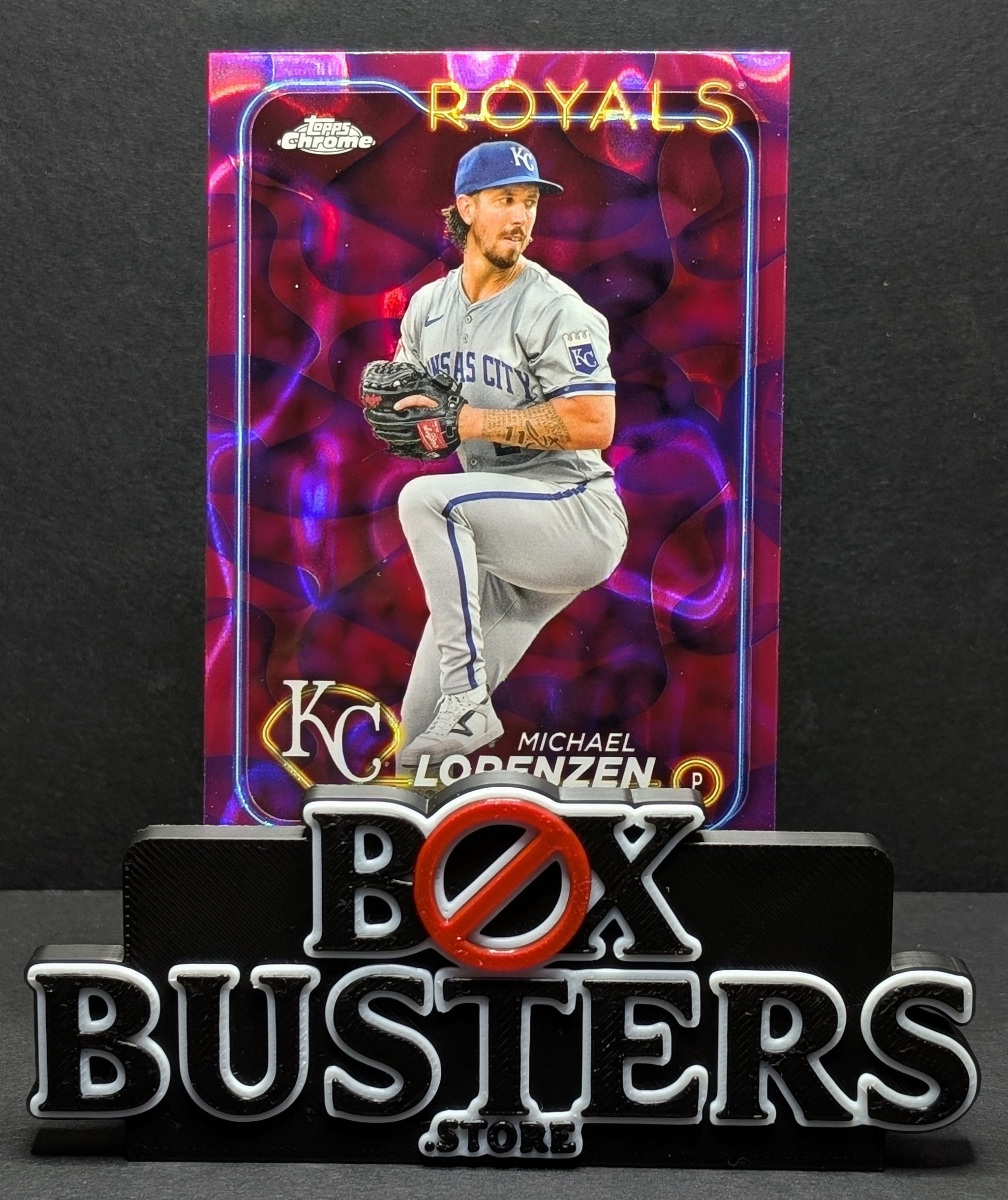 Michael Lorenzen Pink/Purple Lava Lamp /299 #AUSC11 - 2024 Topps Chrome Update Series