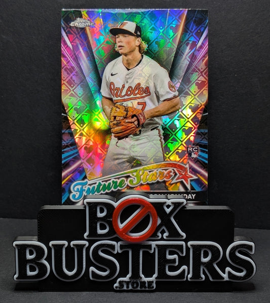 Jackson Holliday Logofractor #FSLE10 - 2024 Topps Chrome